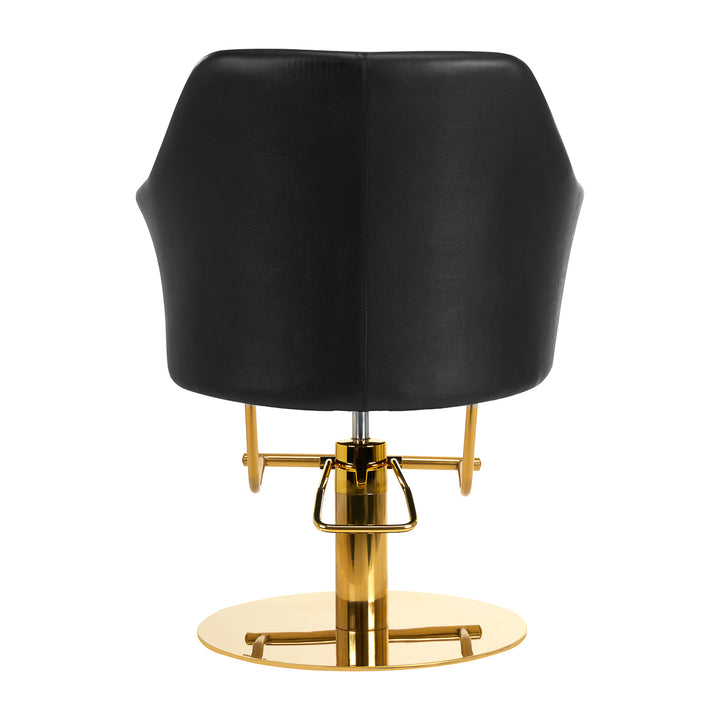 Fauteuil de Coiffeur Gabbiano Marbella Or Noir