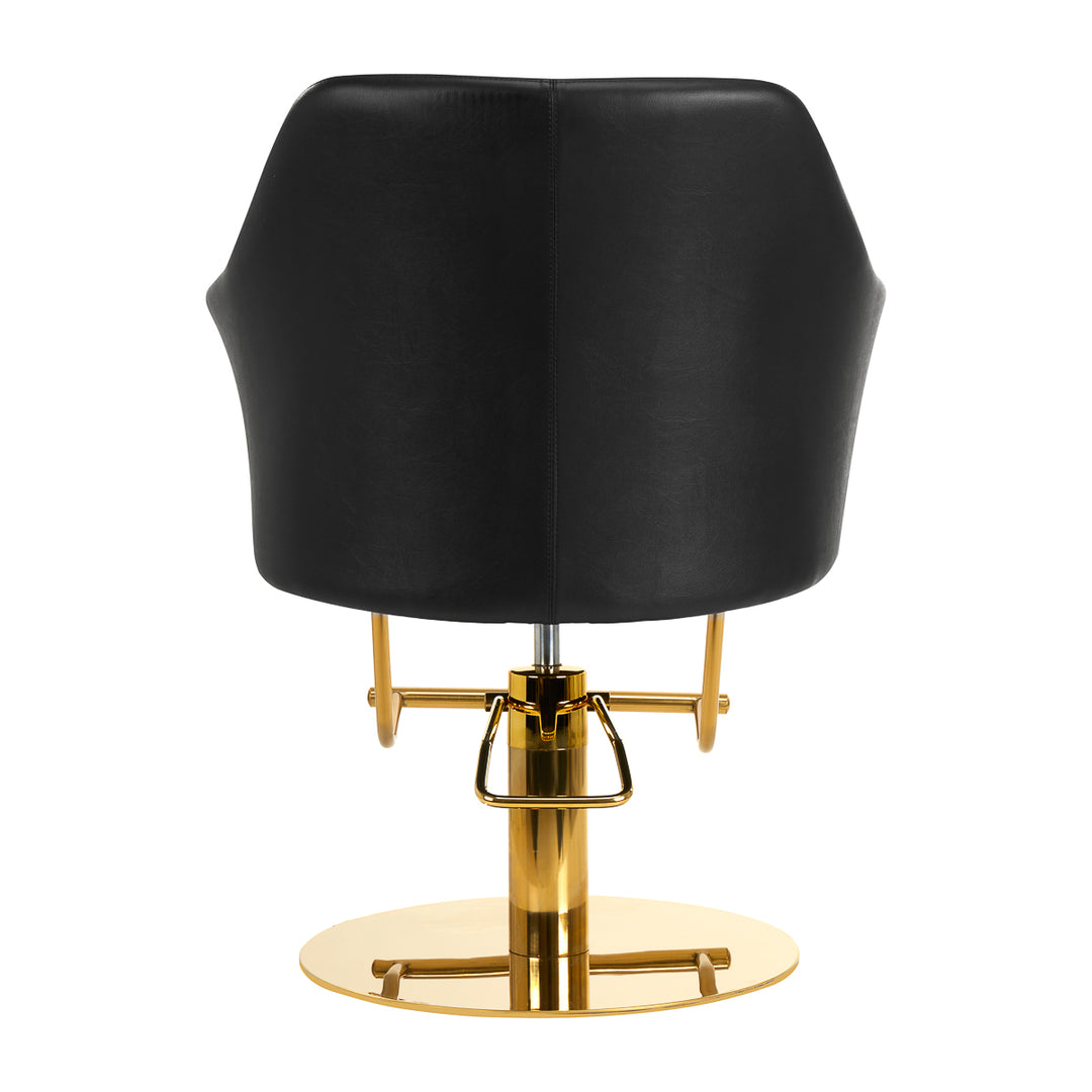 Fauteuil de Coiffeur Gabbiano Marbella Or Noir