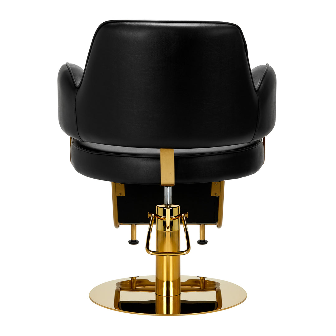 Fauteuil de Coiffeur Gabbiano Linz NQ Or-Noir