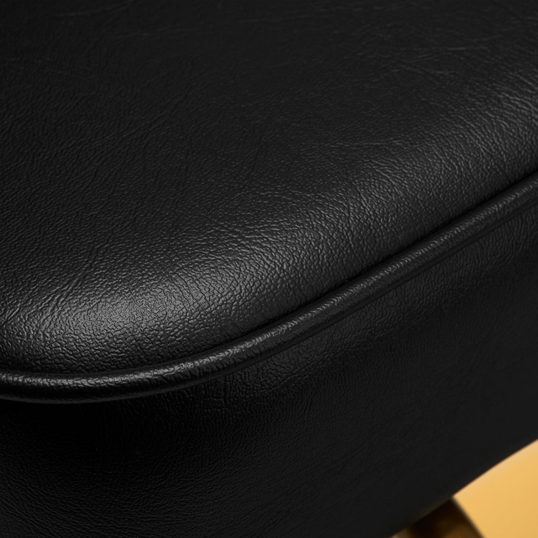 Fauteuil de Coiffeur Gabbiano Linz NQ Or-Noir