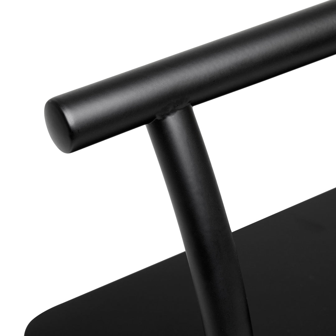 Repose Pieds Coiffeur Gabbiano L005S Noir - image 3