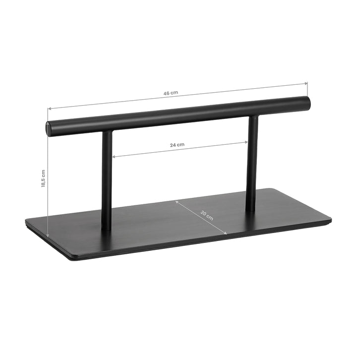 Repose Pieds Coiffeur Gabbiano L008B Noir - image 5