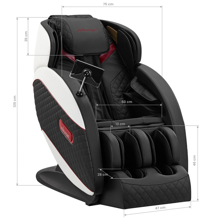 Fauteuil Massant Électrique Sakura Standard 801 Noir-Rouge - image 20