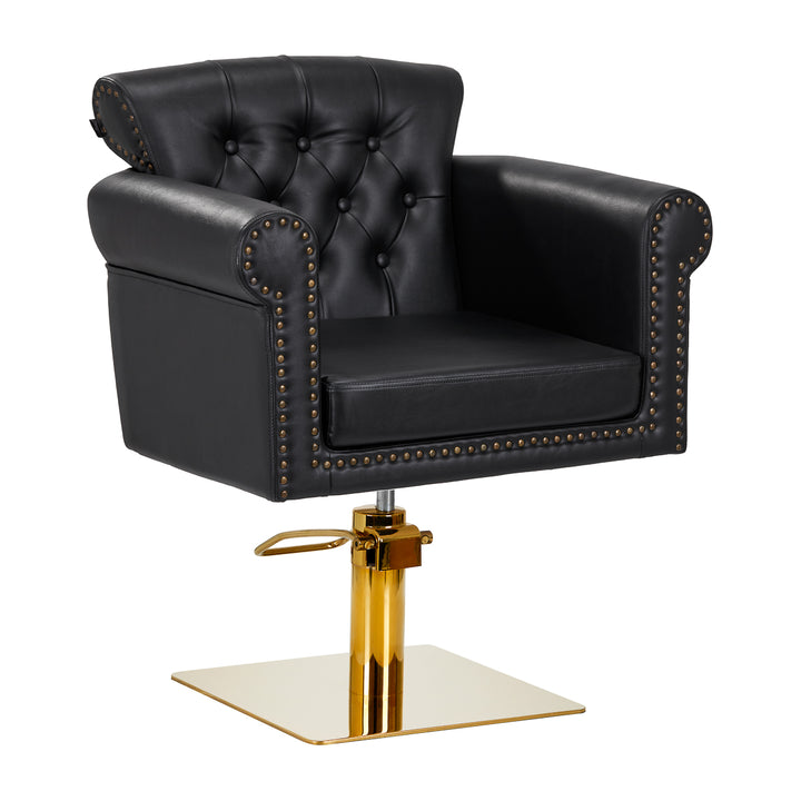 Fauteuil de Coiffeur Gabbiano Berlin Or-Noir