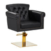 Fauteuil de Coiffeur Gabbiano Berlin Or-Noir
