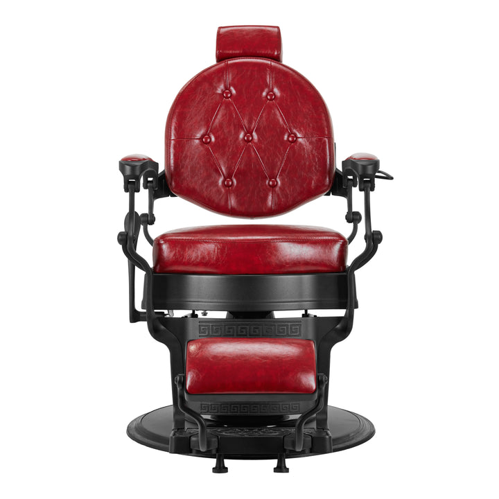 Fauteuil de barbier Gabbiano President Rouge 2