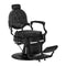 Fauteuil Barbier Gabbiano President Noir