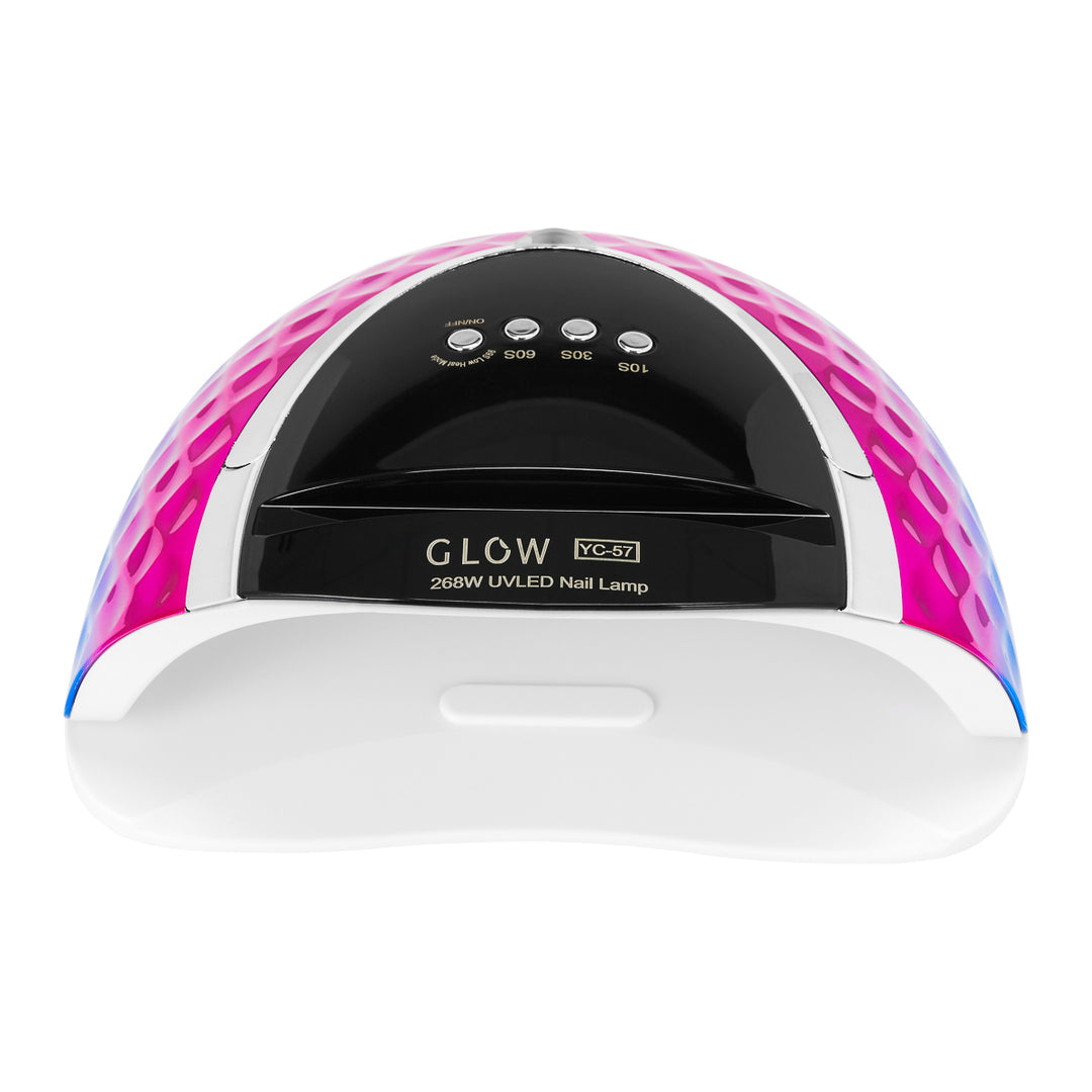 Lampe UV Ongles LED Glow YC57 268W Rose-Bleu - image 3