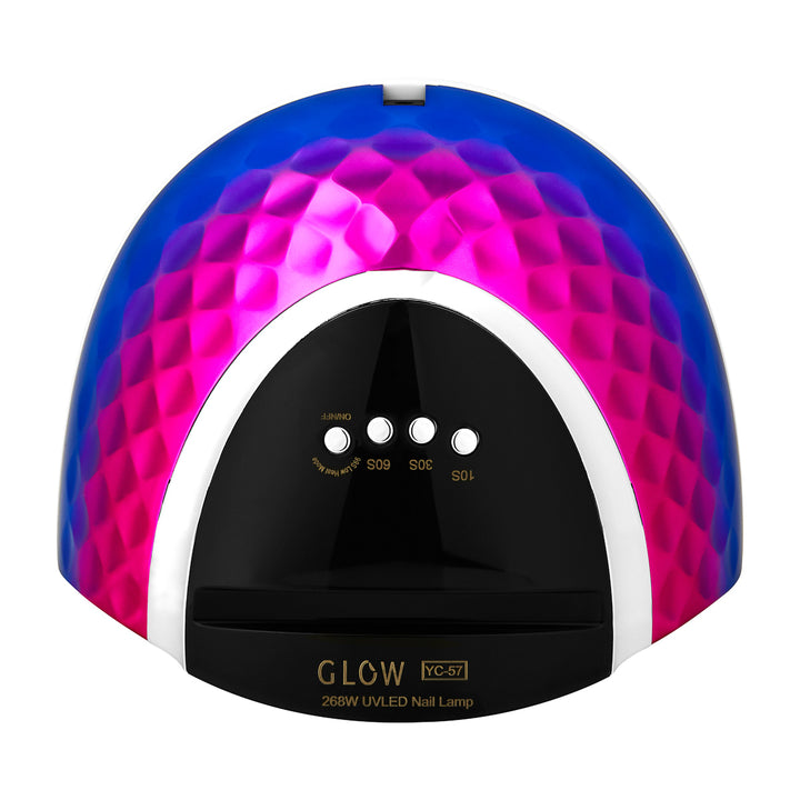 Lampe UV Ongles LED Glow YC57 268W Rose-Bleu