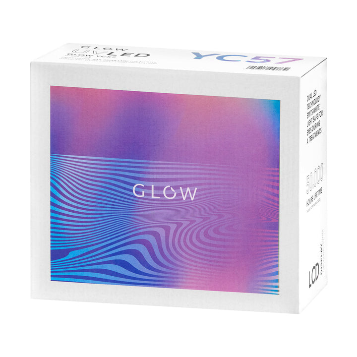 Lampe UV Ongles LED Glow YC57 268W Rose-Bleu