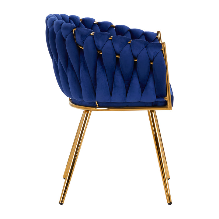 Chaise 4Rico QS-GW06G Velours Bleu 3