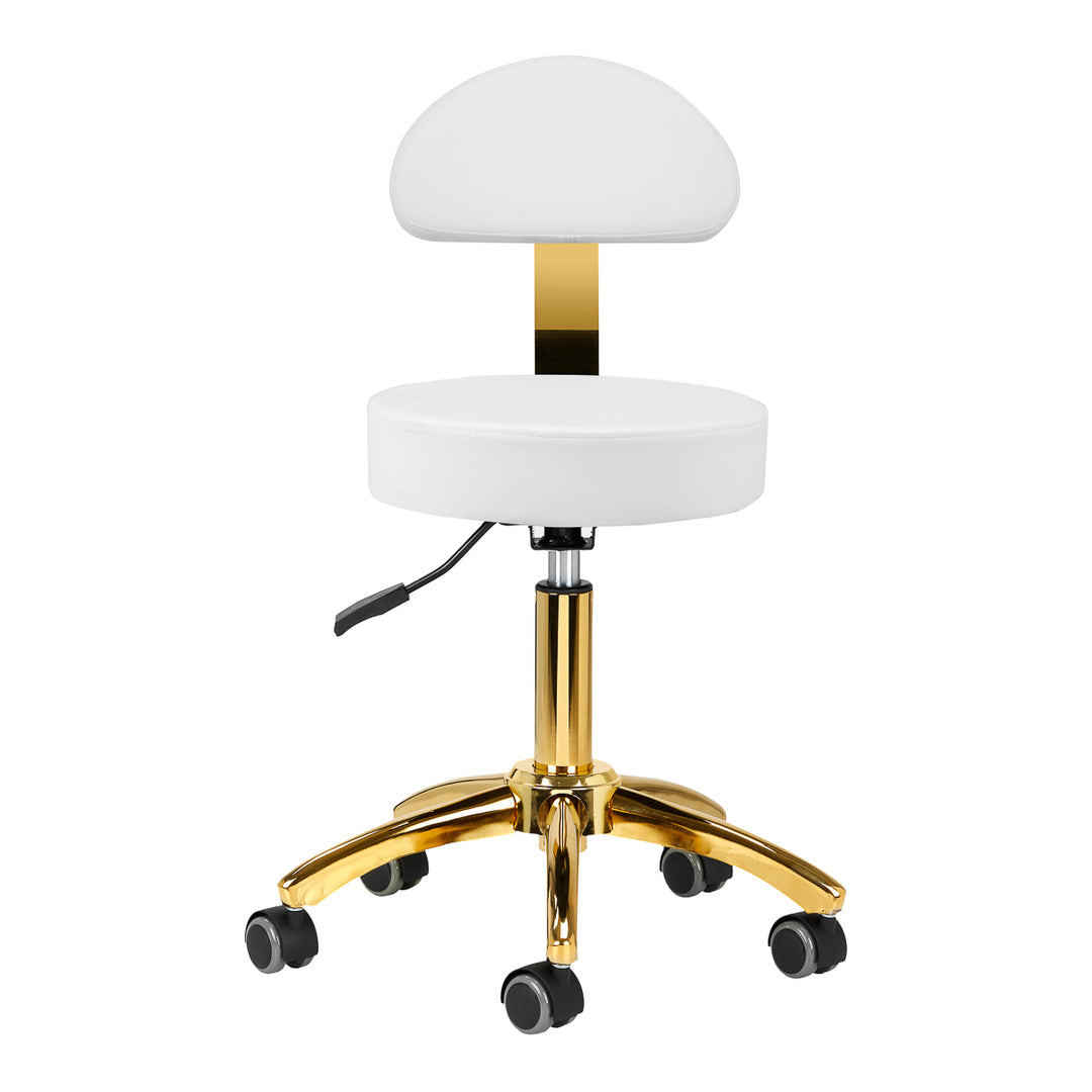 Tabouret AM-304G Or-Blanc 3