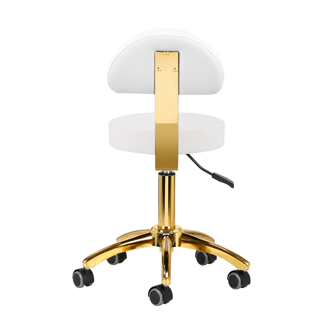 Tabouret AM-304G Or-Blanc 4