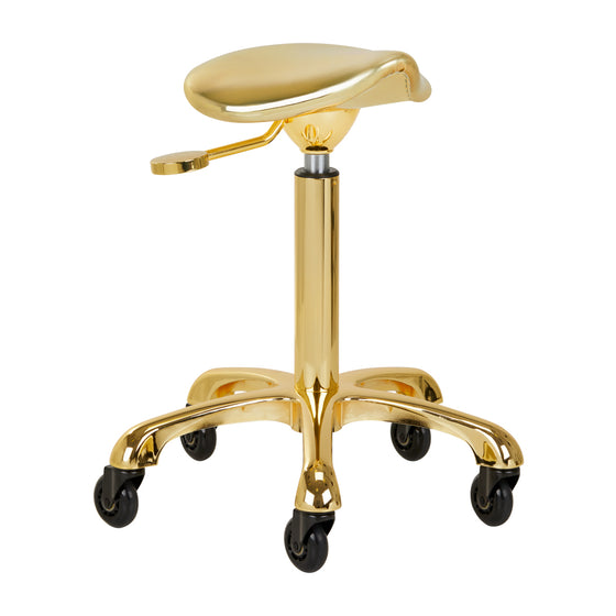 Tabouret à Roulettes Réglable Gabbiano Roll Speed Or