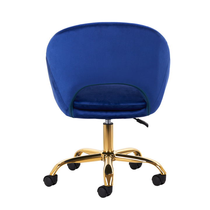 Chaise Pivotante 4Rico QS-MF18G Velours Bleu 4