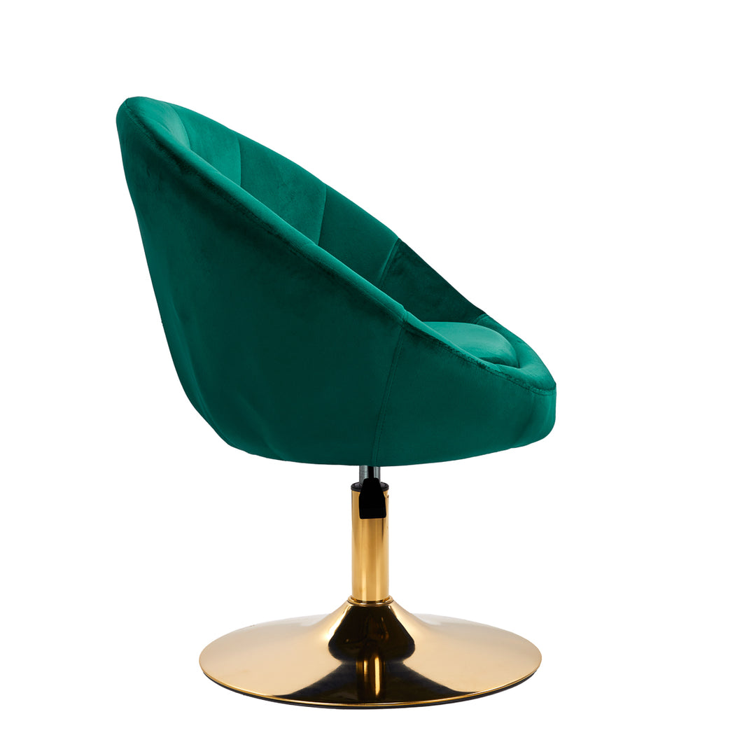 Chaise Pivotante 4Rico QS-BL12B Velours Vert 3