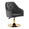 Chaise Pivotante Réglable 4Rico QS-BL14G Velours Gris