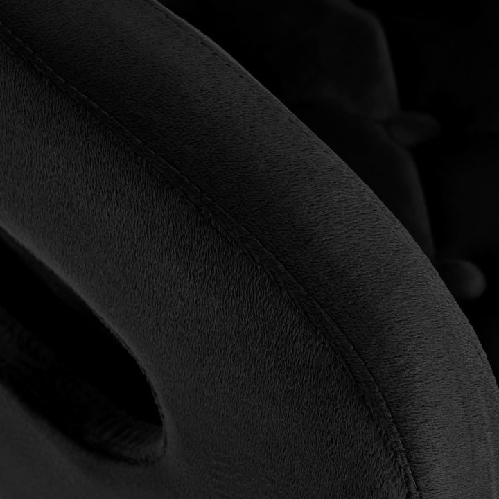 Chaise 4Rico QS-OF213G Velours Noir 5