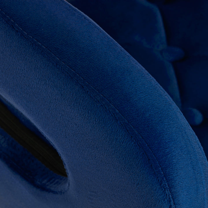 Chaise 4Rico QS-OF213G Velours Bleu marine 5