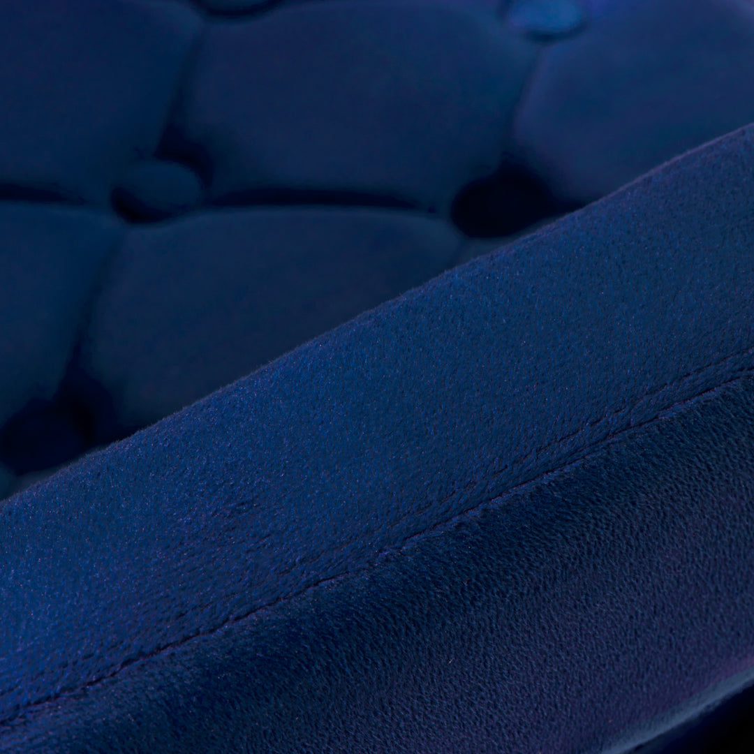Chaise 4Rico QS-OF213G Velours Bleu marine 8