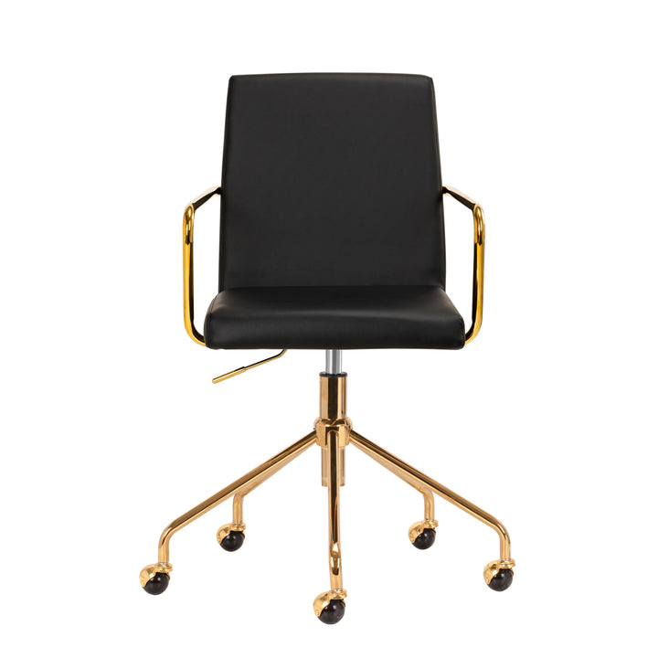 Chaise Pivotante QS-OF211G Or-Noir 2