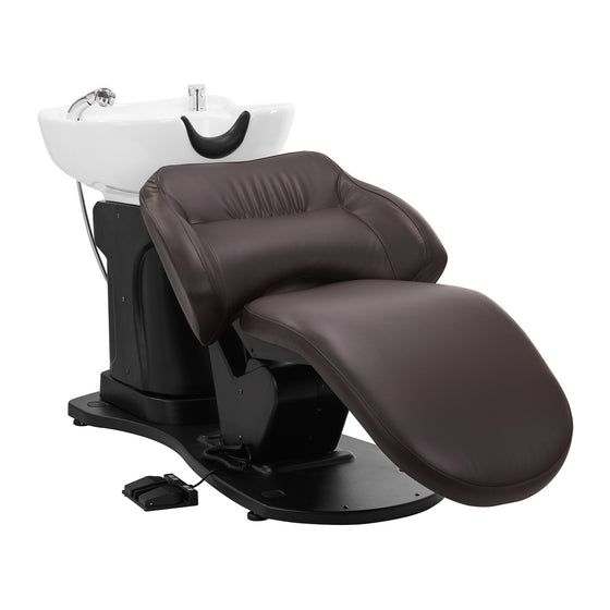 Bac Coiffeur Gabbiano Électrique Trycho Marron