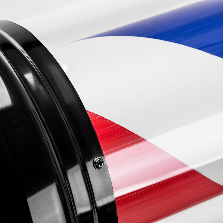 Barber Pole Lumineux et Rotatif Gabbiano BB-02 Noir - image 4