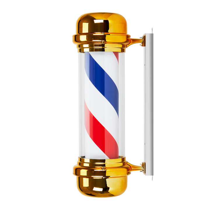 Barber Pole Lumineux et Rotatif Gabbiano BB-02 Or - image 2