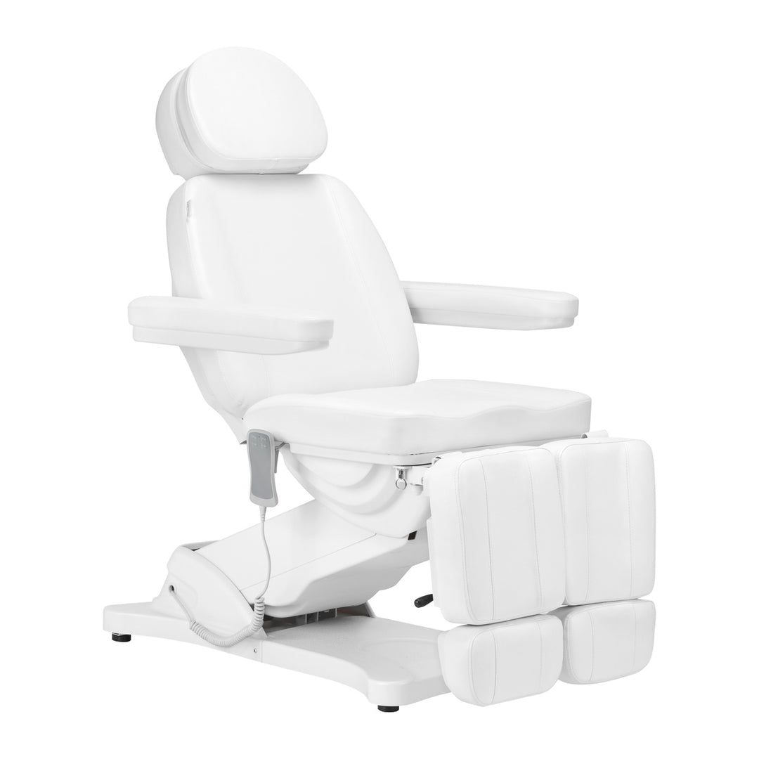 Fauteuil Esthétique Électrique Classic 2 Moteurs Pedi Blanc