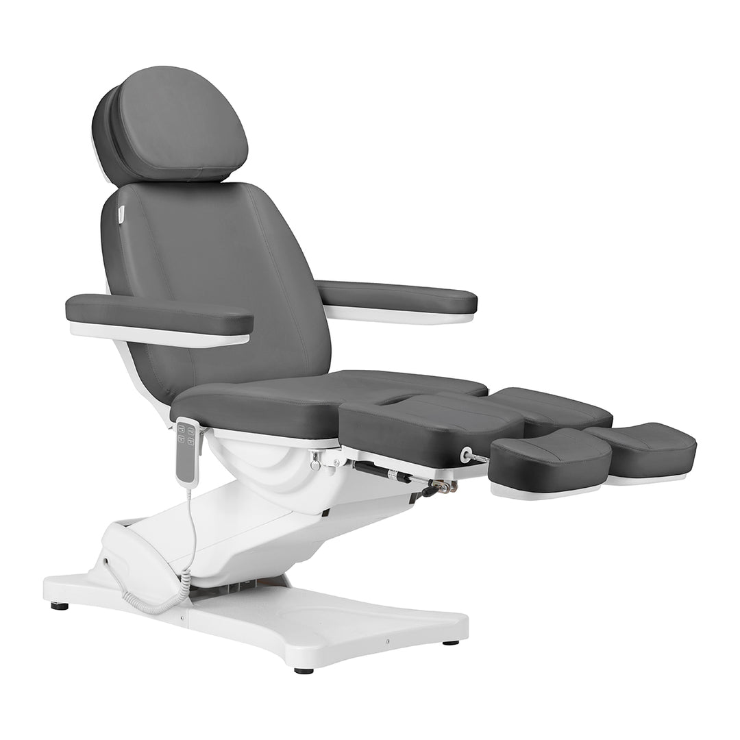 Fauteuil Esthétique Électrique Classic 2 Moteurs Pedi Gris - image 3