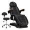 Fauteuil Esthétique Électrique Sillon Lux 273B 3 Moteurs avec Tabouret Noir