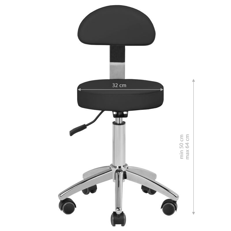 Fauteuil Esthétique Électrique Sillon Lux 273B 3 Moteurs avec Tabouret Noir - image 19