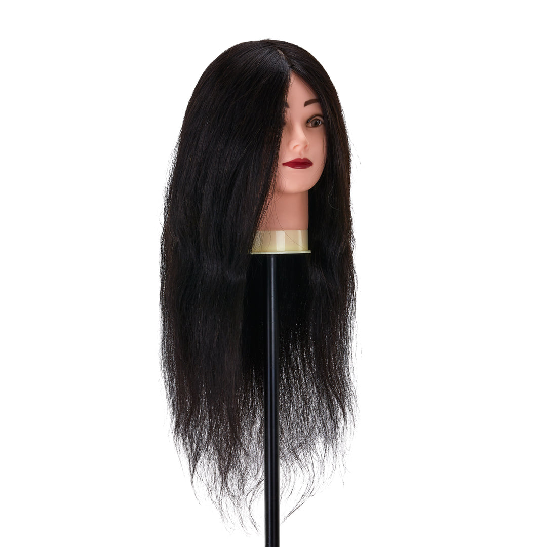 Tête à Coiffer Gabbiano WZ1 Cheveux Naturels 42 cm Noir - image 3