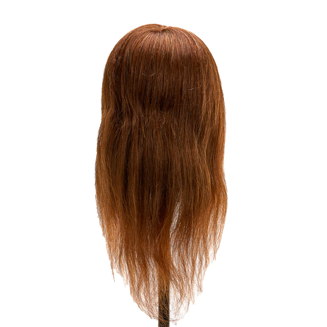 Tête à Coiffer Gabbiano WZ1 Cheveux Naturels 42 cm Châtain - image 4