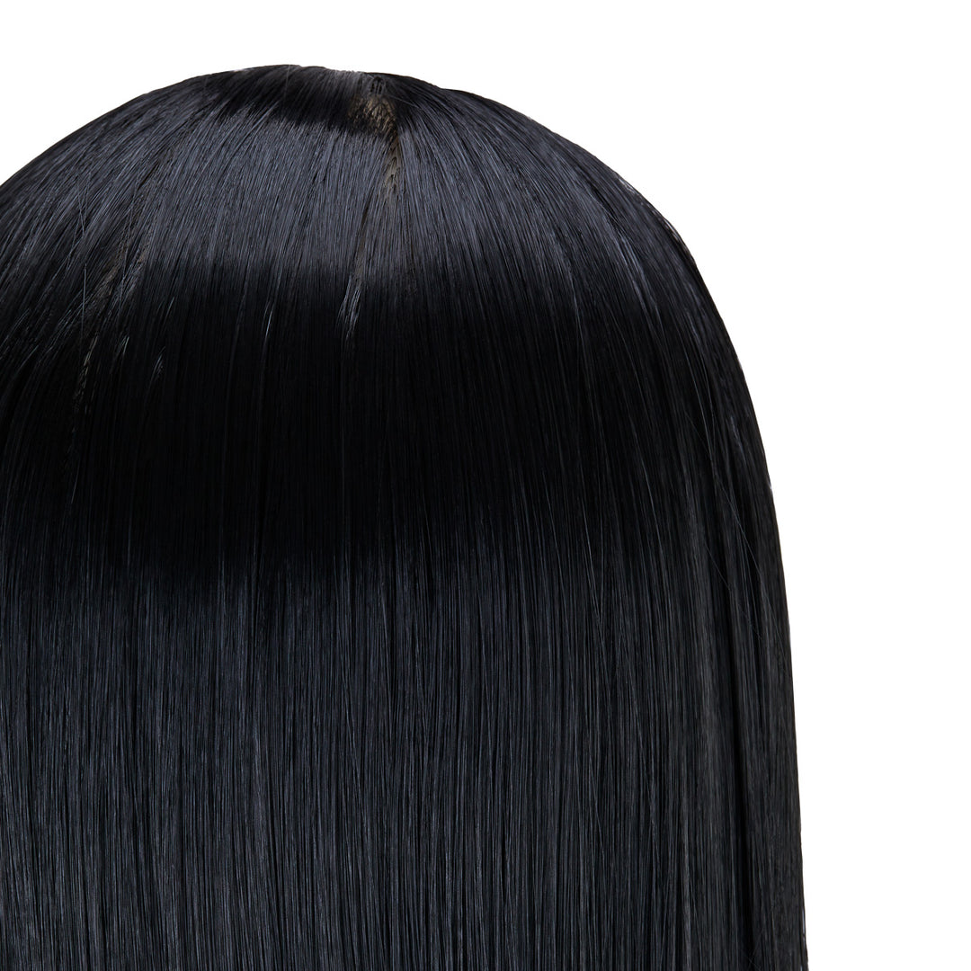 Tête à Coiffer Gabbiano WZ2 Cheveux Synthétiques 55 cm Noir - image 5