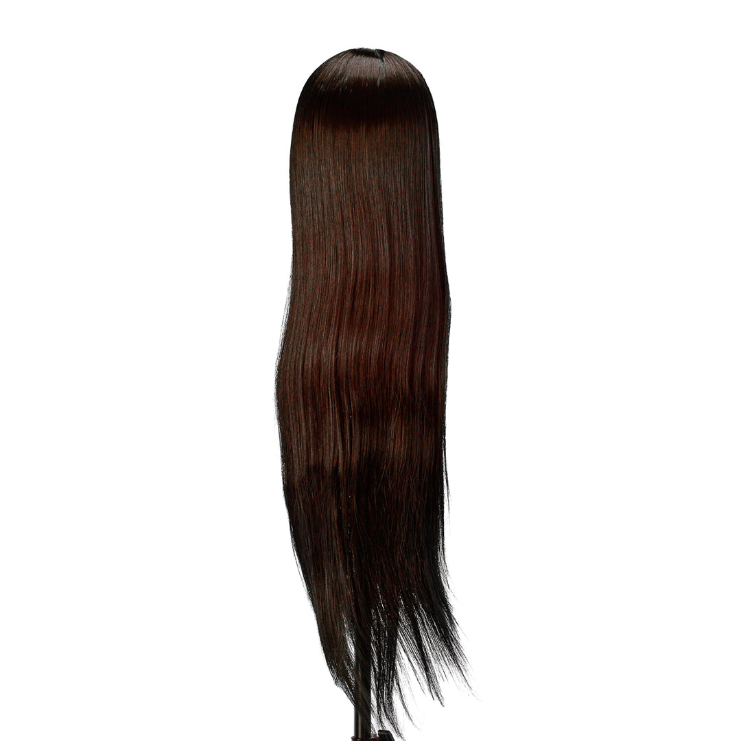 Tête à Coiffer Gabbiano WZ2 Cheveux Synthétiques 55 cm Châtain - image 4