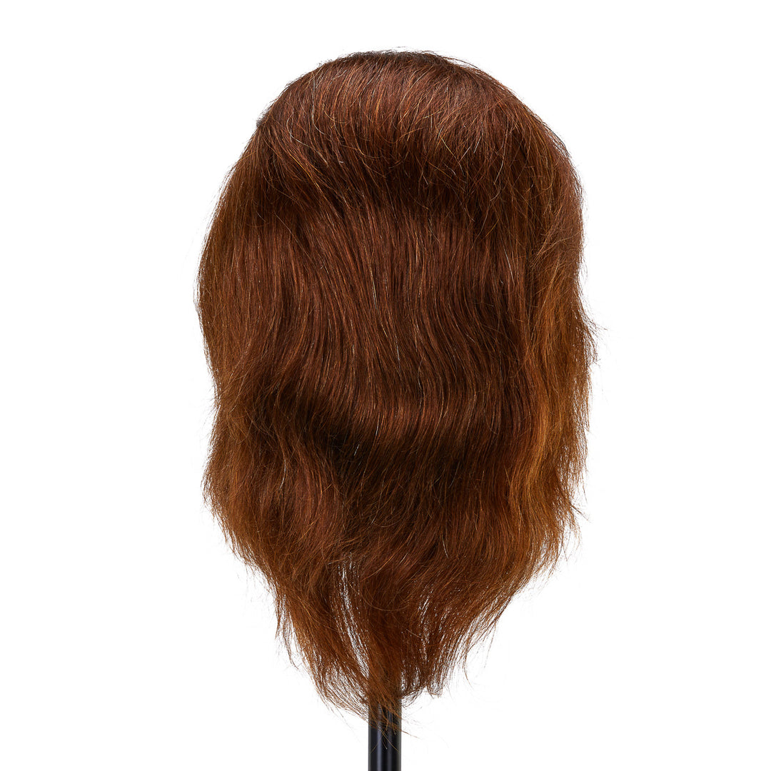 Tête à Coiffer Homme Gabbiano WZ3 Cheveux Naturels 20 cm Châtain - image 3