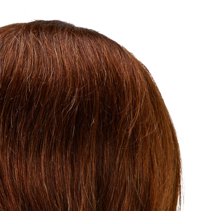 Tête à Coiffer Homme avec Barbe Gabbiano WZ4 Cheveux Naturels Châtain - image 4