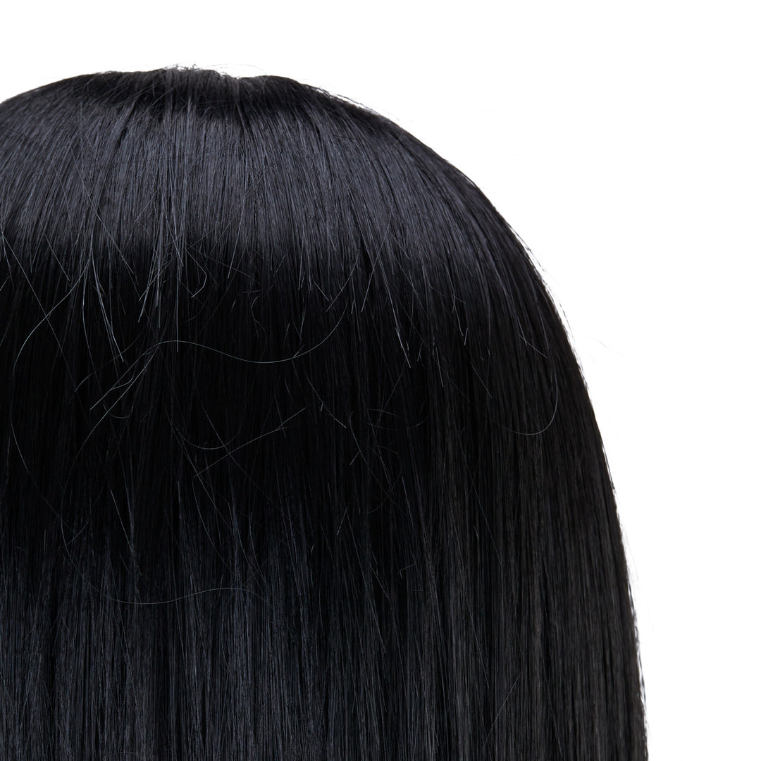 Tête à Coiffer Homme avec Barbe Gabbiano WZ4 Cheveux Synthétiques Noir - image 5