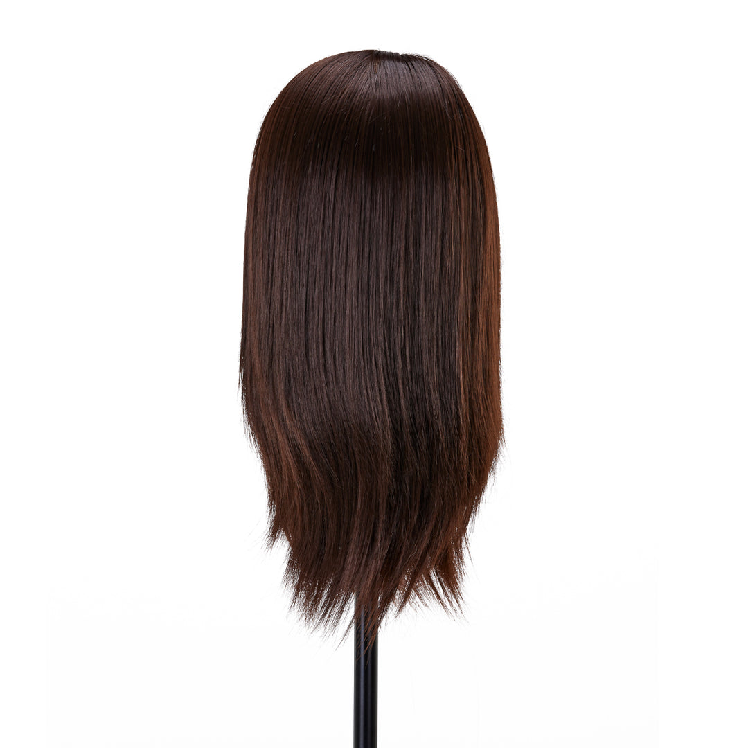 Tête à Coiffer Homme avec Barbe Gabbiano WZ4 Cheveux Synthétiques Châtain - image 4