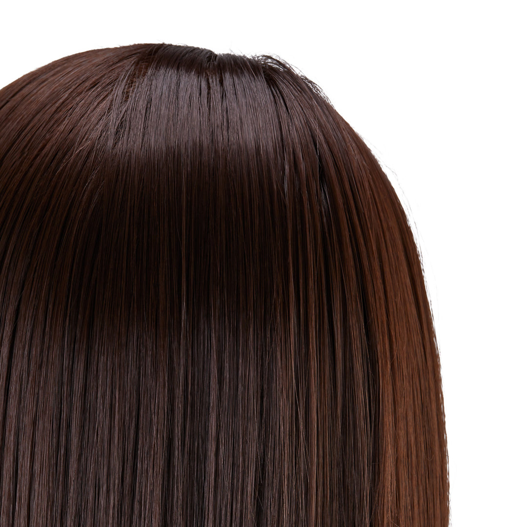 Tête à Coiffer Homme avec Barbe Gabbiano WZ4 Cheveux Synthétiques Châtain - image 5
