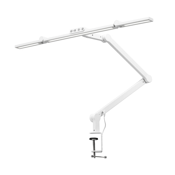 Lampe Esthétique avec Pince et Intensité et Couleur Réglables Glow L03 Blanc