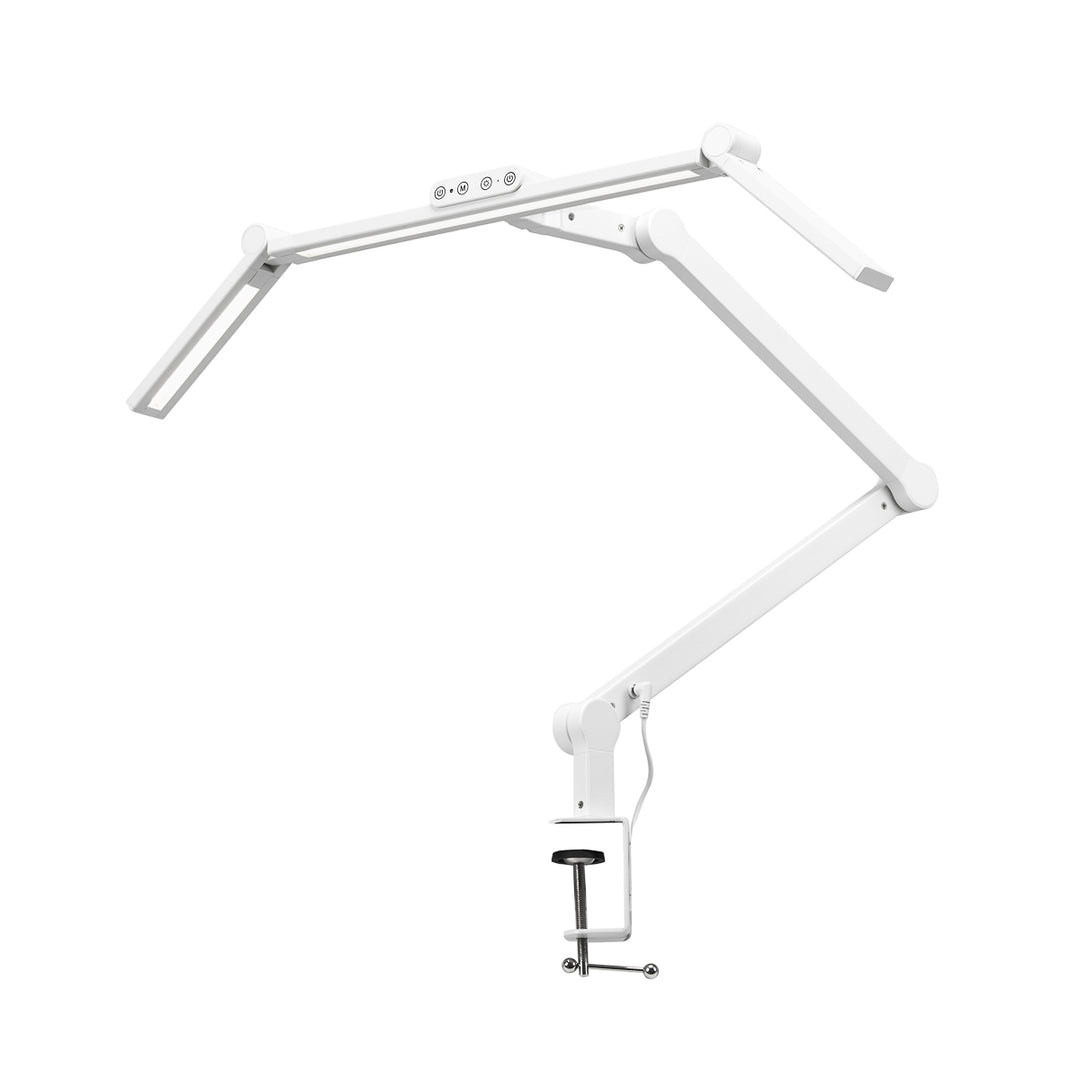 Lampe Esthétique avec Pince et Intensité et Couleur Réglables Glow L03 Blanc - image 2