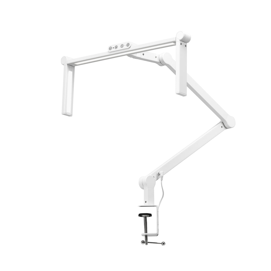 Lampe Esthétique avec Pince et Intensité et Couleur Réglables Glow L03 Blanc - image 3