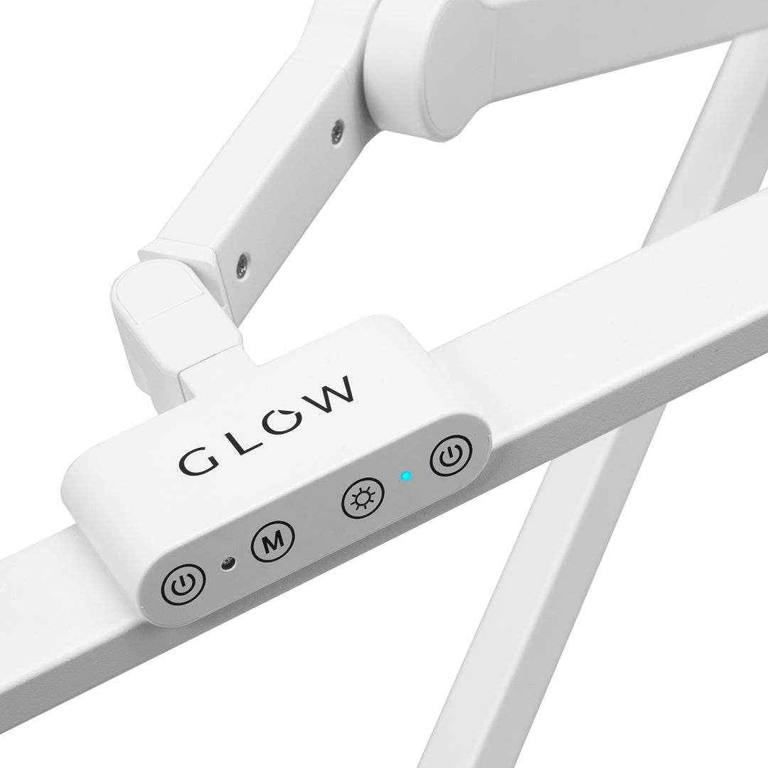 Lampe Esthétique avec Pince et Intensité et Couleur Réglables Glow L03 Blanc - image 6