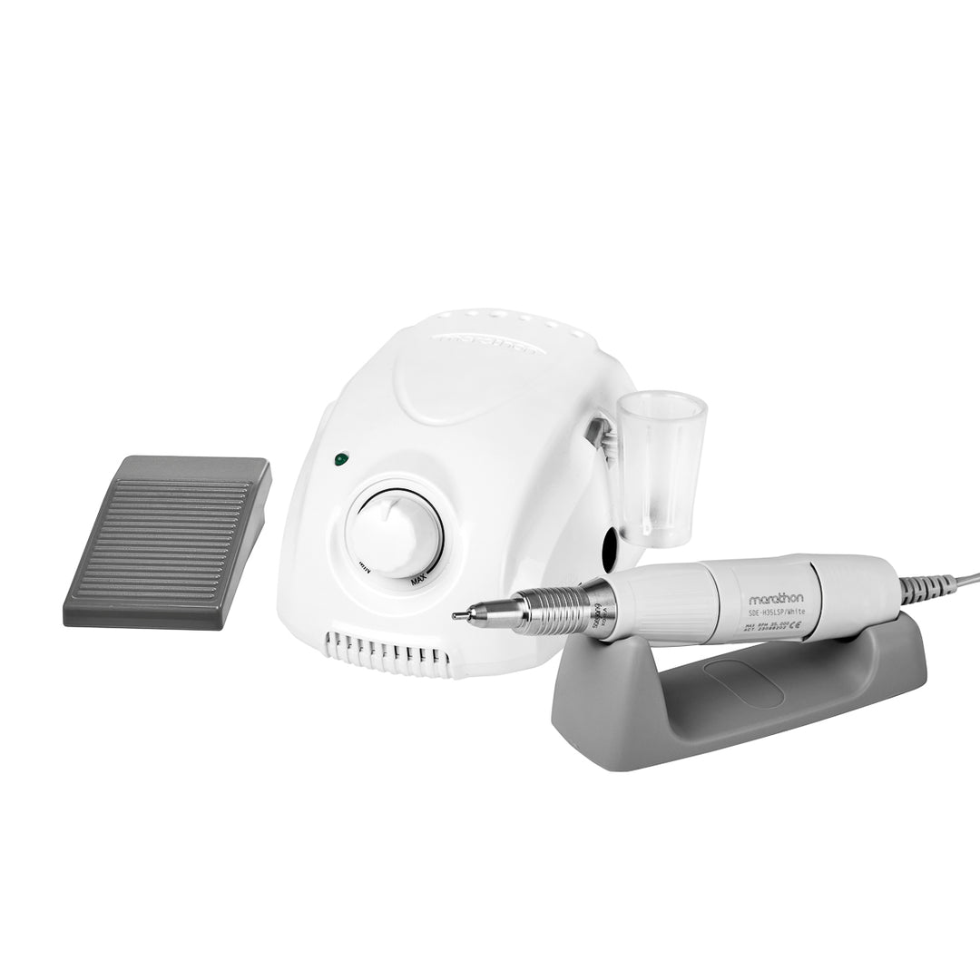 Ponceuse Ongle Saeyang Marathon 3 Champion Blanc + H35LSP Blanc