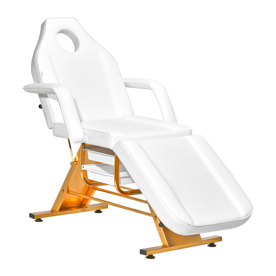 Fauteuil Esthétique Sillon 202 Pro Or Blanc 2