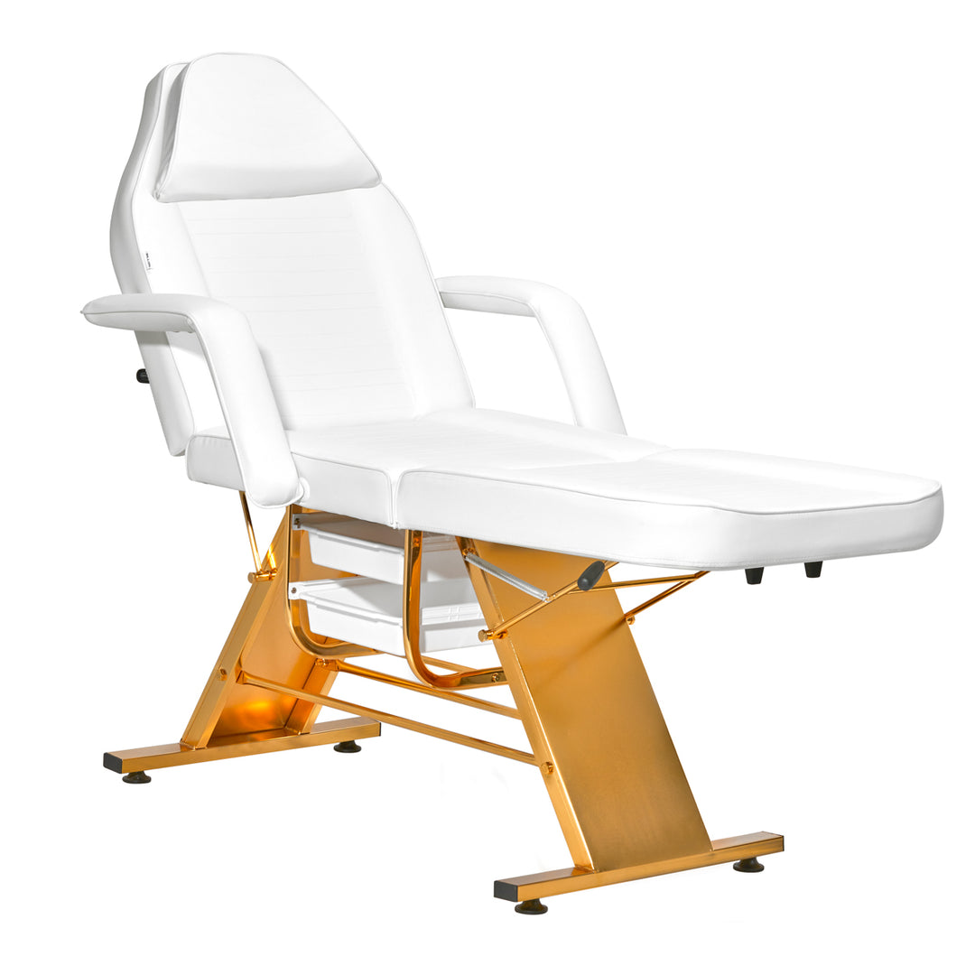 Fauteuil Esthétique Sillon 202 Pro Or Blanc 3