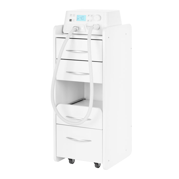 Ponceuse Ongle Saeyang Marathon Cyclone avec Meuble 969 Blanc