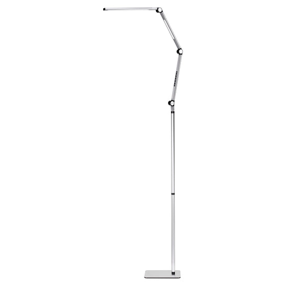 Lampe Esthétique sur Pied et Intensité et Couleur Réglables Yoga 22W Argent